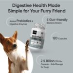 Probiotics for Dogs - Added Prebiotics & Digestive Enzymes - Dog Probiotics for Gut Health, Allergies & Immunity Breeds - Dog Digestive Supplements - 120 'Split & Pour' Capsules - Image 3