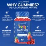 Magnesium Gummies for Kids – Calm, Focus & Sleep Support – Natural Strawberry Flavour – No Added Sugar - Vegan & Non-GMO – Magnesium Citrate Supplement for Children, 60 Gummies - Image 3
