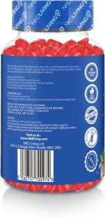 Magnesium Gummies for Kids – Calm, Focus & Sleep Support – Natural Strawberry Flavour – No Added Sugar - Vegan & Non-GMO – Magnesium Citrate Supplement for Children, 60 Gummies - Image 5