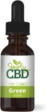 Simply CBD Oil Green Drops - 2.5% Strength - Natural Flavour - 30ml - Image 3
