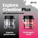 Warrior Creatine Monohydrate Powder + Energy 360g (80 Servings) – Micronised Creatine Powder Supplement + Vitamin B & Caffeine for Energy & Focus, Pre & Post Workout for Men & Women – Watermelon Ice - Image 8