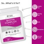 Biotin Complex 10,000µg | High Strength Biotin for Hair Growth, Skin & Nails | 120 Vegan Tablets | Made in The UK by RYXX - Image 4