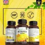 90 Capsules Pure Bee Propolis 1000mg Per Capsule, 100% Suitable for Vegetarians UK Made by Natural Answers - Image 4