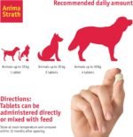 Anima Strath Nutritional Tablet Supplement for Pet Dogs - 61 Nutrients, Vitamins, Minerals, Amino Acids, Natural Immune System Canine Supplement for Digestion, Fur Coat & Skin (200 tablets) - Image 5