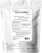 UKHealthHouse 180 x Aloe Vera Juice 10000mg Tablets - Super Strength - Detox - Colon Cleanse Pharmaceutical Grade Skin, Digestion Supplement Vegan UK - Image 3