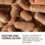De-Bloat Capsule with Digestive Enzyme – Supplements for Bloating Relief & Reduce Fullness and Gas with Amylase, Lipase, and Bromelain – 60 Capsules - Image 5