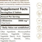 Solgar L-Glutamine 1000 mg Tablets - Pack of 60 - Supports Muscle Function - For Active Lifestyles - Great Addition to Whey Powder - Vegan - Image 3