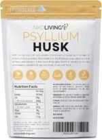 NKD Living Psyllium Husk Powder (500g) | Tested for Heavy Metals, Micro-Organisms and Pesticides (500g) - Image 3
