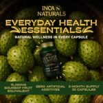 Soursop Graviola Capsules | Extra High Strength 15,000mg 30:1 Extract Per Serving & 40mg Vitamin C& 10mg zinc picolate | Potent Antioxidant, 2 Month Supply, Superfruit Supplement - Image 3