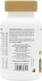 NaturesPlus Source of Life Garden Men Multi - Organic, Plant Based Multivitamin for Men - Energy, Immune Support with Zinc, Selenium, Turmeric - Vegan, Gluten Free - 90 Tablets - Image 5