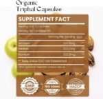 Triphala Capsules - Rich in Vitamin C & Antioxidants | with Goodness of Amla, Haritaki & Bibhitaki - 90 Capsules - Image 3