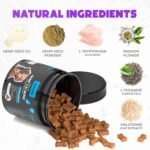 Hemp Calming Chews For Dogs Anxiety 150 pcs - For stress, travel, check-up, barking or grooming - Calming Treats - Dog Anxiety Relief Chews - Chicken - Image 4