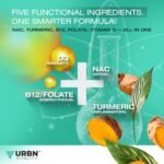 High Strength NAC Plus Complex | 5-in-1 Doctor-Formulated Supplement with N-Acetyl-Cysteine, Turmeric, Vitamin D3, B12 & Folate | Energy, Detox & Cellular Support | Made in UK - Image 5