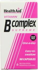 HealthAid Vitamin B Complex - 90 Capsules (Pack of 1) - Image 4