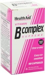 HealthAid Vitamin B Complex - 90 Capsules (Pack of 1) - Image 6
