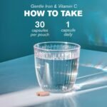 Daily Gentle Iron & Vitamin C | Healthy Immune System and Energy | 30 Vegan Capsules | One-A-Day | DR.VEGAN - Image 3