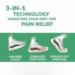 Scholl in-Balance Orthotics Plantar Fasciitis Pain Relief Insoles - 3-in-1 Insoles for Lower Back, Arch Support, Knee and Ankle Pain, 1 Pair - Image 4