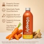 Deeply Foods Daily Prebiotic Fibre – Powerful Proven Prebiotics for Gut Health, Supports Digestion, Reduces Bloating, Vitamin D3 & B9 for Immune (4 Pack, Carrot & Ginger) - Image 3