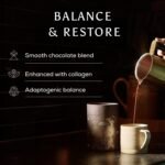 Ancient + Brave - Cacao + Collagen Powder 250g - Peruvian Raw Cacao Hot Chocolate with Grass-Fed Hydrolysed Bovine Collagen - Premium Blend of Organic Cocoa, Ashwagandha & Baobab - High Protein, Keto - Image 4