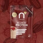 Naturya Balanced Protein Superfood Shake Chocolate & Raspberry 550 g – Plant-Based Complete Meal Shake with 20 g Protein, 26 Vitamins & Minerals, High Fibre, Low Sugar - Image 4