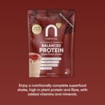 Naturya Balanced Protein Superfood Shake Chocolate & Raspberry 550 g – Plant-Based Complete Meal Shake with 20 g Protein, 26 Vitamins & Minerals, High Fibre, Low Sugar - Image 5