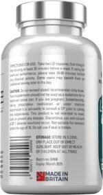 L-Tyrosine (Premium German Grade) Maximum Strength L tyrosine 1,000mg | 120 Vegan Capsules 2X Strength Tyrosine l tyrosine 1000mg Essential Amino Acids - Image 6