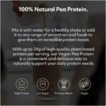 Protein Works - Vegan Pea Protein, Chocolate Silk, Premium Vegan Protein, Pea Protein Isolate, 24g Protein Per Serving, Low Fat, Low Carbs, 100% Plant-Based & Natural, 16 Servings, 500g - Image 5