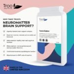 Troo Health Care Troo NeuroMatter Brain Support Supplement - 90 Capsules | Includes Vitamin C, E & Zinc, Ginkgo Biloba, Choline Bitartrate, Betaine, L-Carnitine, Lecithin & Minerals | UK Manufactured - Image 4