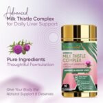 Vitaminnica Milk Thistle Complex | 80% Silymarin | High Strength Complex with Artichoke, Dandelion Root and Choline | 90 Capsules | 100% Vegan Supplement - Image 3