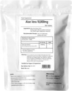 UKHealthHouse 360 x Aloe Vera Juice 10000mg Tablets - Super Strength - Detox - Colon Cleanse Pharmaceutical Grade Skin, Digestion Supplement Vegan UK - Image 3