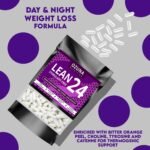 Lean24 Stimulant-Free Fat Burner Without Caffeine, Weight Loss Supplement, Keto Metabolism Booster & Diet Pills | 60 Capsules - Image 4