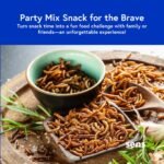 SENS Edible Insect Mix, Party Snack, Roasted Crickets and Mealworms, Crispy Snack Rich in Proteins, Gift Idea for Foodies - Image 3