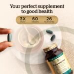 Solgar Male Multiple Tablets - Pack of 60 - Supports Metabolism and Reduces Fatigue - Immunity, Health and Bone Heart - Vegan - Image 3