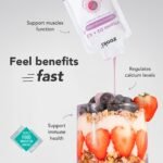 Zooki 3000iu Liposomal Vitamin D3 + K2 Liquid Sachets | 4X Higher Absorption Clinically Proven | Ultimate Immunity, Bone, Muscle Support | Vegan | (Mixed Berry Flavour, 14 Servings) - Image 4