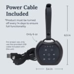 Yogasleep Rohm+ Travel White Noise Machine, with Wireless Speaker & Charging, 20 Soothing Natural Sounds, Noise Canceling for Sleep Aid, Office Privacy & Meditation, Compact Size (Black) - Image 4