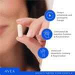 AVEA NAD+ Vitaliser Capsules (30 Capsules) - NAD+ Supplement for Reduction in Skin & Body Ageing - Natural Source of NAD+ Anti Oxidant with Vitamin B12 & Green Tea Extract for Energy - Vegan Friendly - Image 4