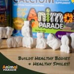 NaturesPlus Animal Parade Calcium Children’s Chewable - Calcium Supplement for Kids Natural Vanilla Flavour - Vegan, Gluten Free - 90 Chewable Animal Shaped Tablets - Image 5