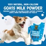Goats Milk Powder for Dogs (250g) Supports Gut Health, Joints, Skin, Teeth, Digestion and Immune System, Packed with Dog Vitamins and Nutrients - Natural Pet Supplements - Image 3