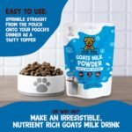 Goats Milk Powder for Dogs (250g) Supports Gut Health, Joints, Skin, Teeth, Digestion and Immune System, Packed with Dog Vitamins and Nutrients - Natural Pet Supplements - Image 4