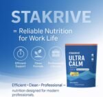 Ultra Calm Drink Mix – Lemon Raspberry Flavor | Magnesium Glycinate, L-Theanine & Ashwagandha Blend | Focus & Balance Support for Professionals – 20 Stick Packs - Image 5