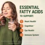 Vegan Omega 3 Algae Oil | Plant Based DHA EPA | Sustainably Sourced, No Carrageenan, Non GMO | Heart, Brain & Eye Health Support | Fish Oil Alternative | Algae Omega 3 Supplement | 120 Softgels - Image 5