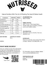 Nutriseed Maca Root Powder 250g, 100% Maca Powder, Adaptogen, Rich in Fibre & Antioxidants, 20+ Amino Acids, High in Vitamins & Minerals, Enhances Energy & Immunity, Vegan Friendly & Gluten Free - Image 6