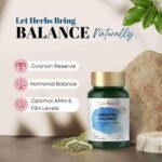 GinSen Her Estro Balance, AMH & Ovarian Health, Premium Nutrition for Female Hormonal Balance, 150 Capsules, Vegan Approved, Made in UK - Image 3