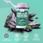 Shilajit Gummies with Ashwagandha & Blackcurrant Flavour - 60 Vegan Gummies with Vitamin B6, B12 & Zinc - Energy Boost & Immune Support, Himalayan Shilajit for Men & Women - Image 3