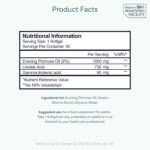 Bettervits Evening Primrose Oil Capsules 1000mg | Cold-Pressed High with Essential Omega-6 and Gamma-Linolenic Acids for Women and Men | Supports Hormonal Balance, Skin and Wellness | 60 Softgels - Image 5