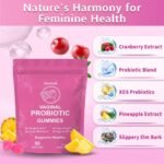 Vaginal Probiotic Gummies for Women, Women's Vaginal Health Supplement, Balanced pH, Healthy Odor, Yeast Balance & Flora Support for Immune Health - 60 Gummies - Image 4