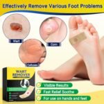 Wart Remover Plasters Patches 30 Pads Maximum Strength Verruca Corn Removal for Plantar Warts on Feet Hands Toes, Fast Acting Effective Pain Relief Gentle Herbal Formula - Image 3