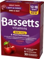 Bassetts Vitamins 12-18 Years Iron 14mg & Multivitamins Cherry Flavour 30 Gummies - Image 3