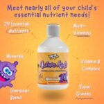 Active Kids Liquid Multivitamin Supplement, Minerals, and Super Greens for Children Aged 3-16 | 29 Essential Nutrients | Child Vitamins, Body Energiser Health, Growth & Development – 500ml - Image 5