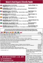 Natures Root Organic Chlorella Powder 1kg - Rich in Vitamins | Protein & Chlorophyll | Non GMO | Vegan Friendly - Image 3